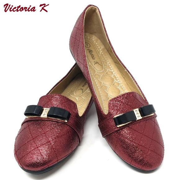 Victoria K Shoes Womens Ballet Flats With Buckle B2872 Lilac Poshmark